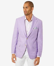 TALLIA Men's Slim-Fit Lavender Blazer Sport Coat 38S Purple