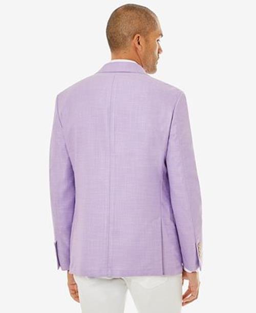 TALLIA Men's Slim-Fit Lavender Blazer Sport Coat 38S Purple