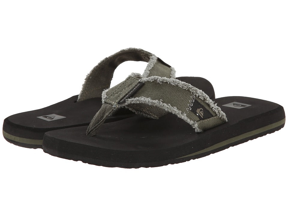 Quiksilver Monkey Abyss Men's Sandals Green Black Brown 10D Medium