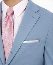 Tallia Men's Slim-Fit Blazer Indigo Blue Medium Sport Coat Unlined