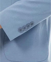 Tallia Men's Slim-Fit Blazer Indigo Blue Medium Sport Coat Unlined