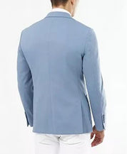 Tallia Men's Slim-Fit Blazer Indigo Blue Medium Sport Coat Unlined