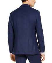 Tommy Hilfiger Men's Modern Fit Linen Sport Coat 44L Navy Blue