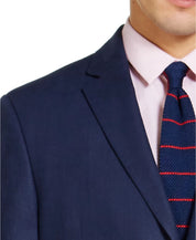 Tommy Hilfiger Men's Modern Fit Linen Sport Coat 44L Navy Blue