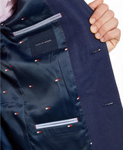 Tommy Hilfiger Men's Modern Fit Linen Sport Coat 44L Navy Blue