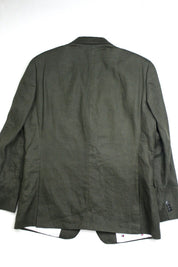 Tommy Hilfiger Men's Modern Fit Linen Suit Jacket Olive Green 41L