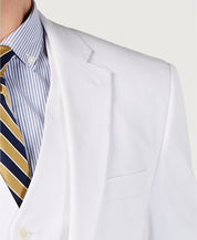 Tommy Hilfiger Men's Modern-Fit Flex Stretch Chambray Suit Jacket White 60R