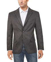 Tommy Hilfiger Men's Modern-Fit Solid Sport Coat Grey 40S Blazer