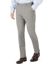 Tommy Hilfiger Mens Pants 32 x 30 Tan Modern-Fit Flat Stretch Check Performance