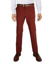 Tommy Hilfiger Men's Dress Pants 38 x 30 Wine Modern-Fit Stretch Comfort