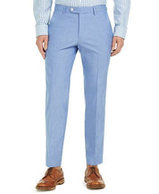 Tommy Hilfiger Modern-Fit TH Flex Stretch Blue Chambray Pants 30 X 32