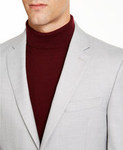 Tommy Hilfiger Men's Modern-Fit THFlex Stretch Textured Sport Coat 40L Grey