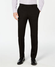 Vince Camuto Slim-Fit Stretch Wrinkle-Resistant Black Dress Pants 34 x 32