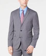 Vince Camuto Men's Grey Slim Fit Stretch Suit jacket 46R Sport Coat