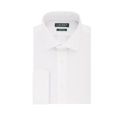 Lauren Ralph Lauren Mens Button Down Dress Shirt White 16.5 32 33