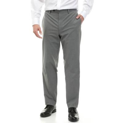 Lauren Ralph Lauren Mens Classic Fit Flat Front Suit Dress Pants Grey 36 x 32