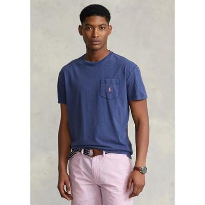 Polo Ralph Lauren Mens Short Sleeve Crewneck T Shirt Blue Large