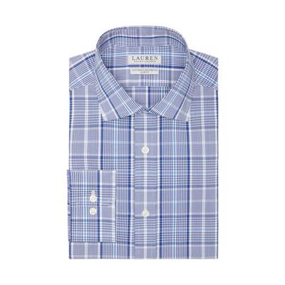 Lauren Ralph Lauren Men's Ultraflex Stretch Slim Fit Dress Shirt Blue 16 34 35