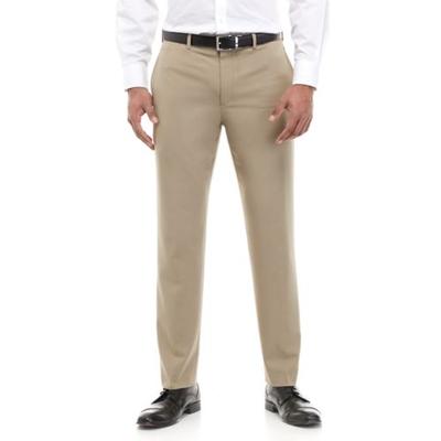 Lauren Ralph Lauren Mens Classic fit Dress Pants 34 / 30 Beige Solid Stretch