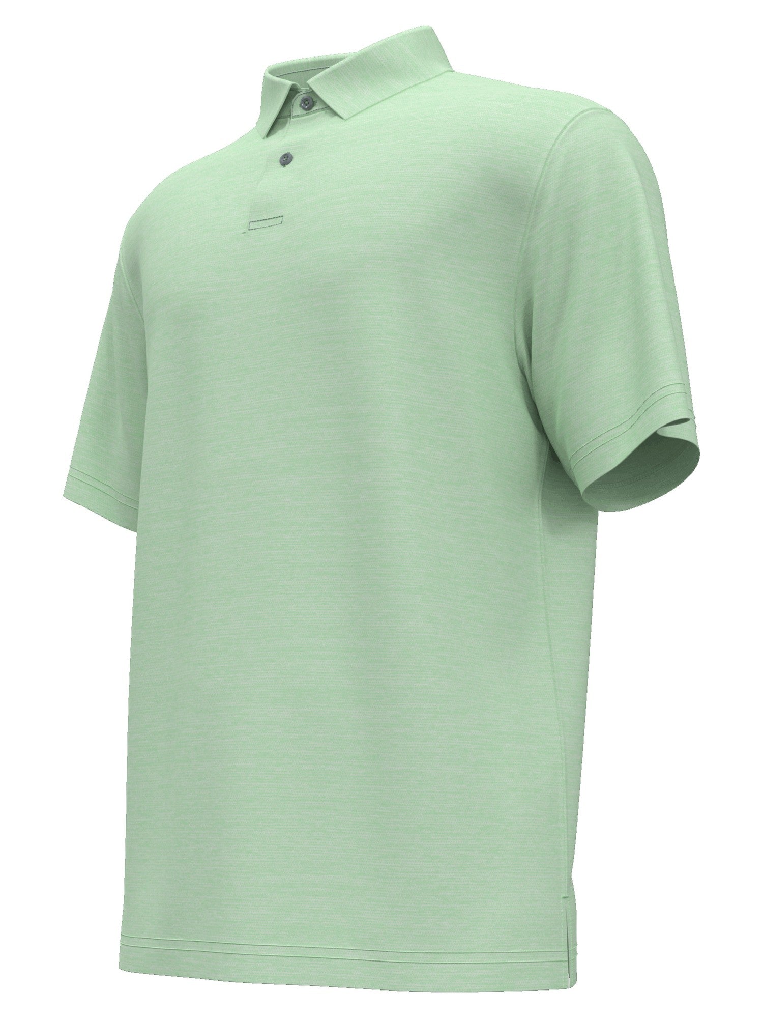 PGA TOUR Mens Space Dye Texture Golf Polo Shirt Green XL