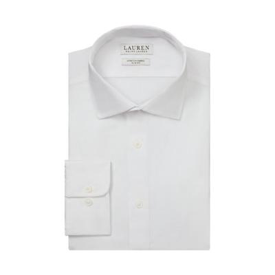 Lauren Ralph Lauren Men's Ultra Flex Slim Fit Dress Shirt White 16 16.5 32 33