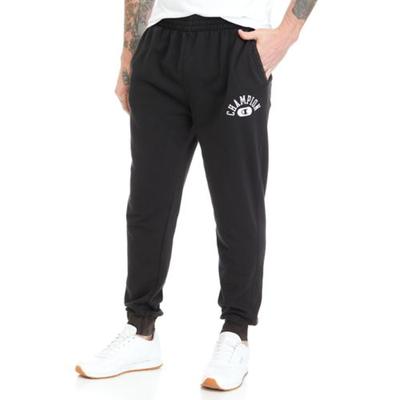 Champion Men's Vintage Wash Varsity Jogger Pants  Black Medium
