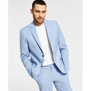 Alfani Men's Slim-Fit Stretch Solid Blue Suit Jacket Size 38R