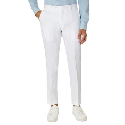 Tommy Hilfiger Men Modern fit Dress Pants 32 / 32 White Solid Stretch