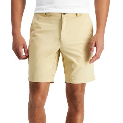 Alfani Men's Tech Shorts Pale Khaki Beige 33