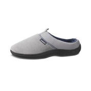 Isotoner Mens Jared Hoodback Memory Foam Slippers Grey 2XL 13 - 14