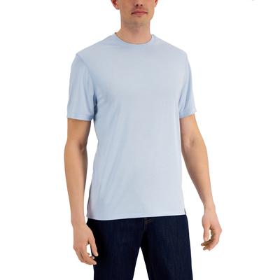 Alfani Men's Alfatech Solid T shirt Blue Xl