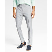 Bar Iii Mens Skinny fit Dress Pants 36 / 34 Light Grey Solid