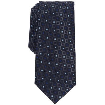 Alfani Men's Curtis Geo Necktie Black