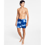 International Concepts Men's Andro Abstract 5" Swim Trunks  Blue Xl