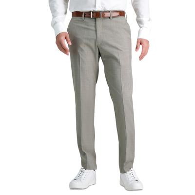 Kenneth Cole Reaction Mens Slim fit Dress Pants 32 / 29 Beige Check Stretch