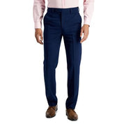 Nautica Mens Modern fit Dress Pants 34 / 30 Navy Blue Solid Stretch