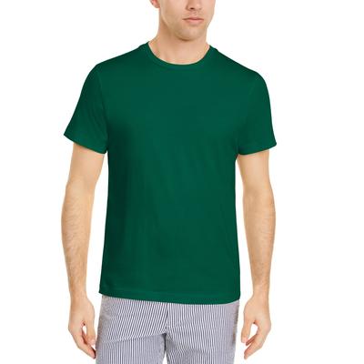 Club Room Mens Crewneck Short Sleeve T-Shirt Green Small