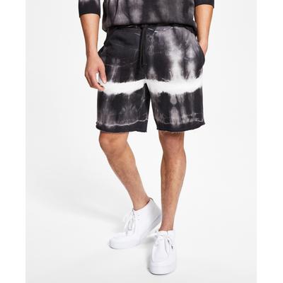 Sun + Stone Men's Shibori Shorts  Dark Lead Gray Medium