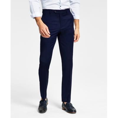 Tommy Hilfiger Mens Modern fit Dress Pants 29 / 30 Navy Blue Solid Stretch