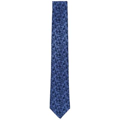 Bar Iii Men's Necktie Nadel Floral Tie Navy Osfa Reg