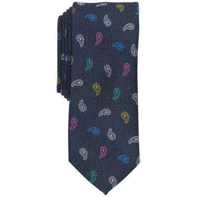 Bar Iii Men's Navy Pine Tie Necktie