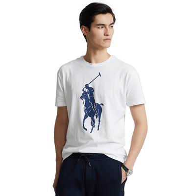 Ralph Lauren Polo Men's Classic Fit Logo Short Sleeve Crewneck T Shirt White XL
