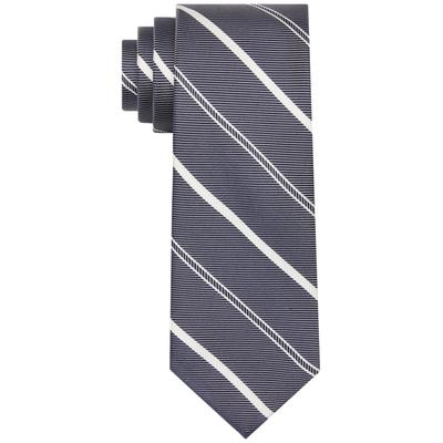 Tommy Hilfiger Men's Salt Lake Stripe Tie  Navy Osfa Reg