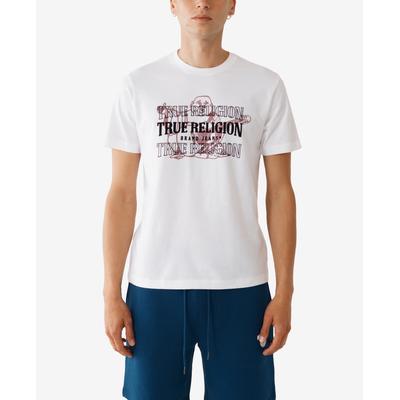 True Religion Men's Buddha Logo Tee Shirt White XXL