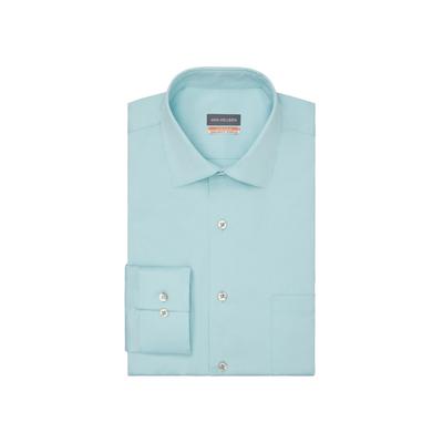 Van Heusen Men's Regular fit Stain Shield Dress Shirt Size: Medium34 35 Blue