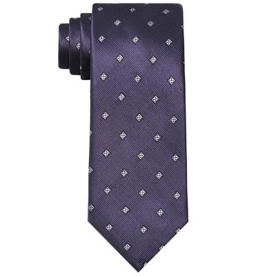 Calvin Klein Men's Slim Neat Tie  Purple Osfa Reg