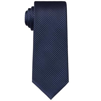 Calvin Klein Men's Slim Geo Dot Tie  Navy Osfa Reg
