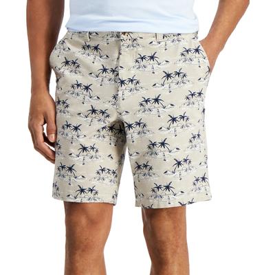 Club Room Mens Regular Fit Stretch Island Shorts Stone Wall 36