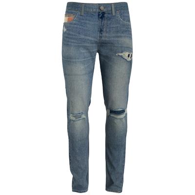 Tommy Hilfiger Mens TH Flex Slim Fit Jeans Medium Wash 40 x 32