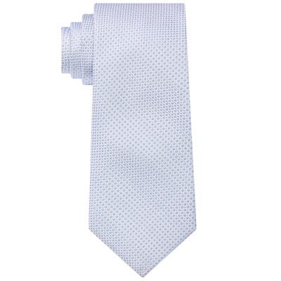 Calvin Klein Men's Slim Geo Dot Tie Light Blue Cloud Necktie